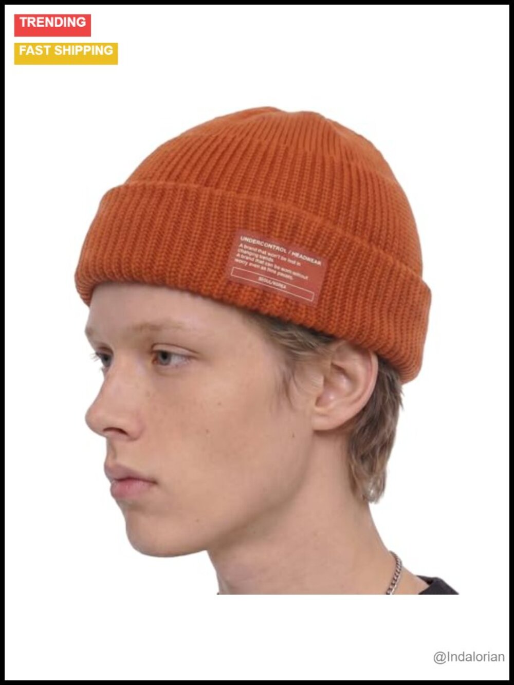 Fisherman Beanie Short Watch Cap Hand-Knotted Solid Knit Unisex Streetwear